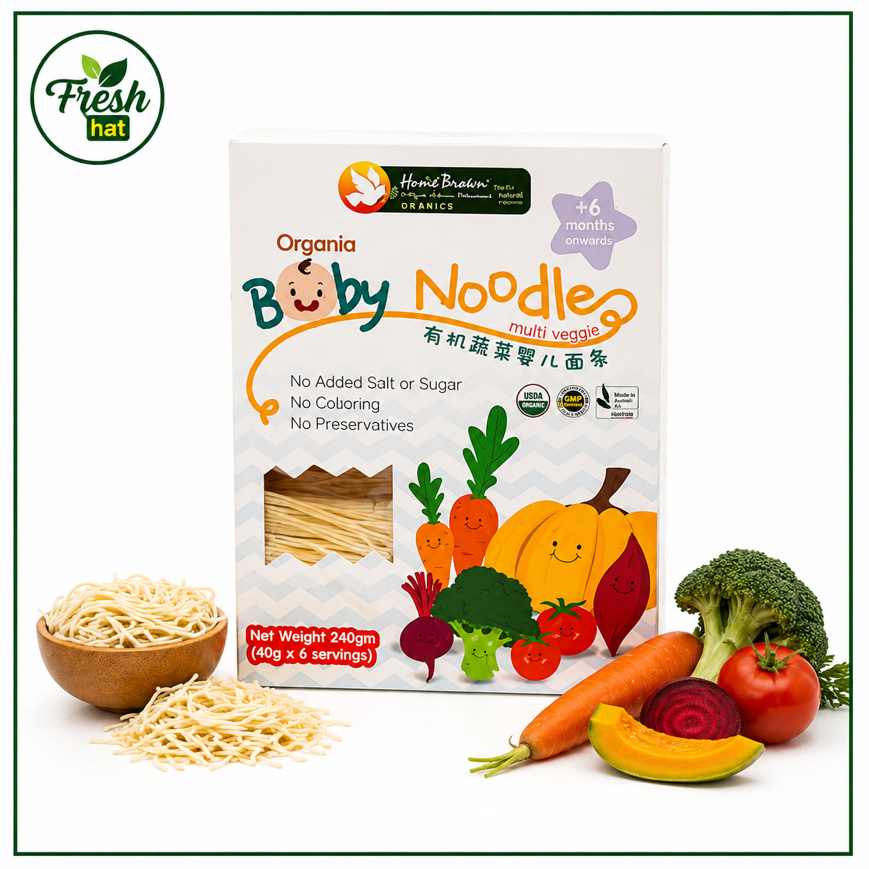 ChatGPT Image Jul 9, 2026, 06_28_53 AM Organia Baby Noodles Multi Veggie – Organic Baby Noodles (240g) - Image 1